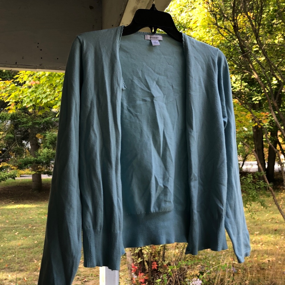 Dressbarn Soft Blue Cardigan